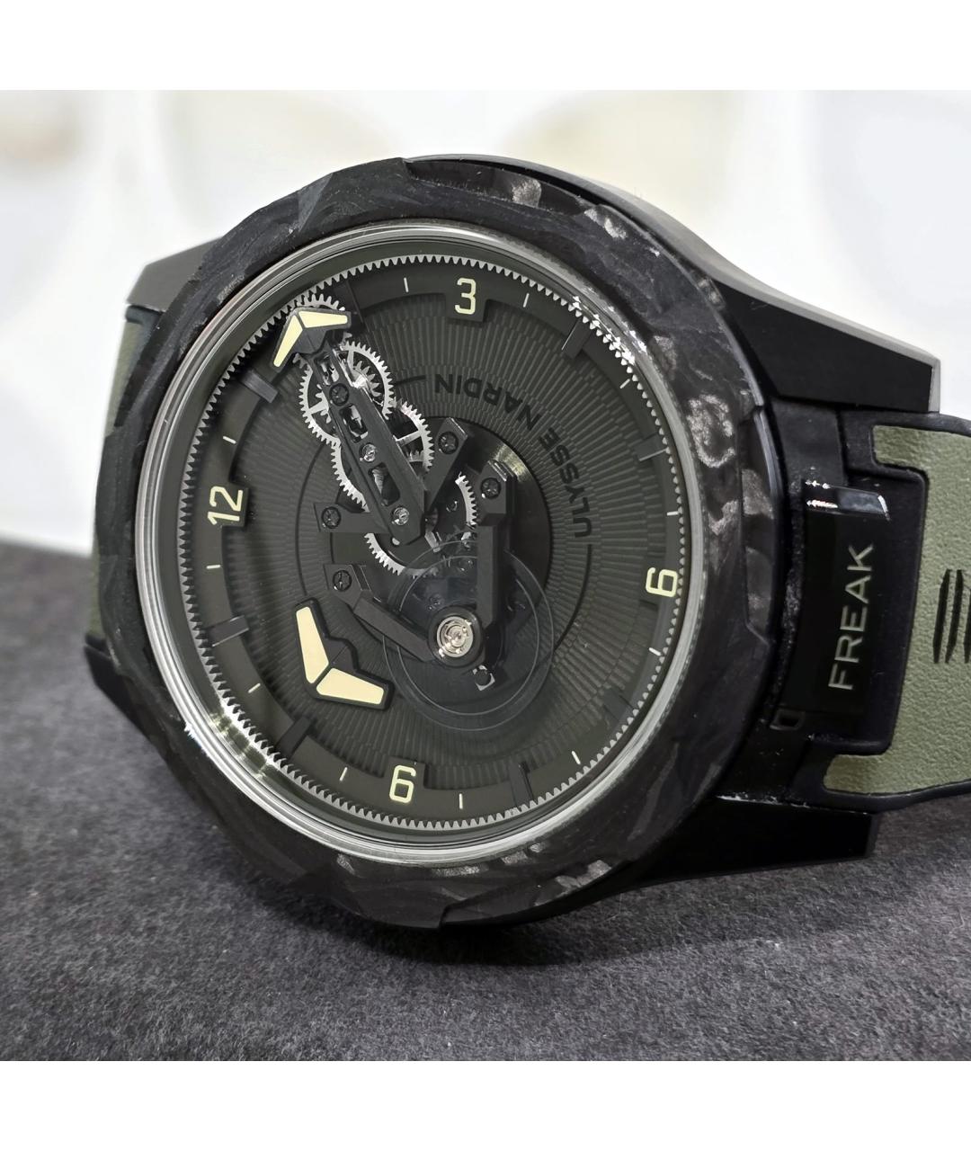 Ulysse Nardin Зеленые керамические часы, фото 5