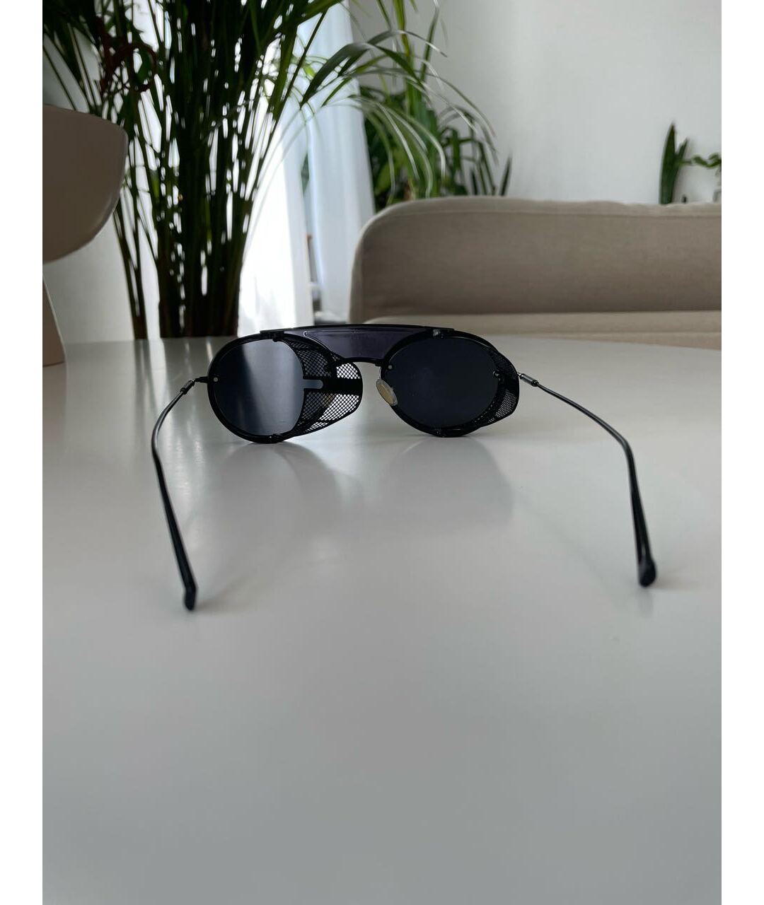 MAX MARA Черные металлические солнцезащитные очки, фото 2