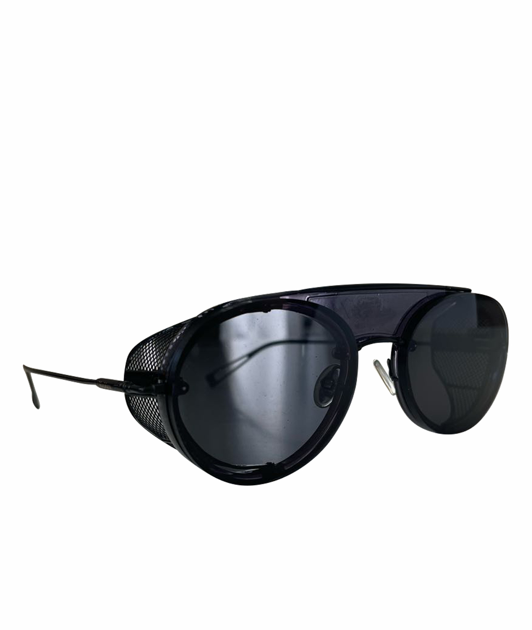 MAX MARA Черные металлические солнцезащитные очки, фото 1