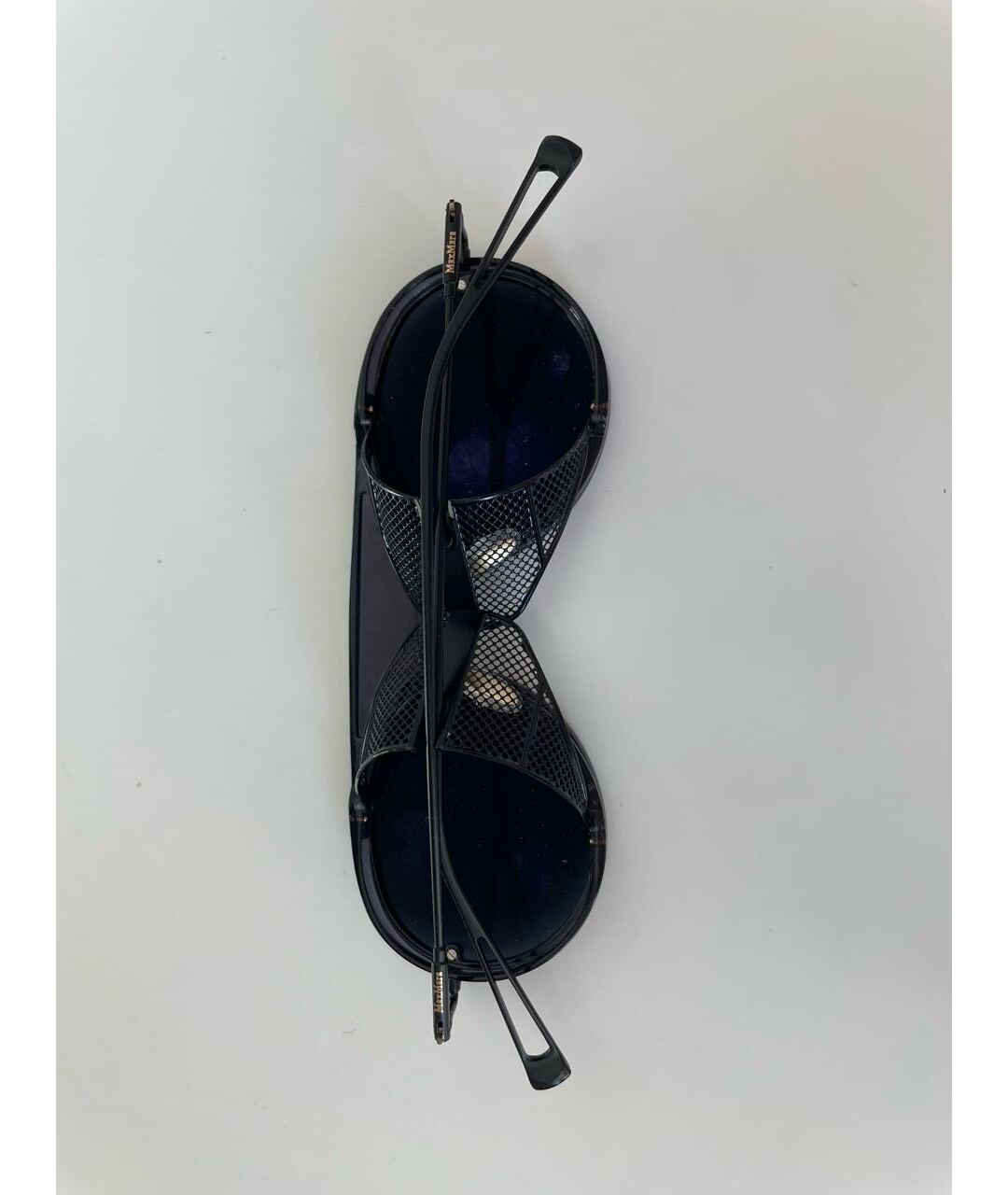 MAX MARA Черные металлические солнцезащитные очки, фото 8