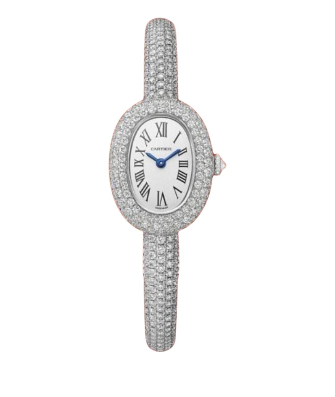 CARTIER Белые часы из белого золота, фото 2