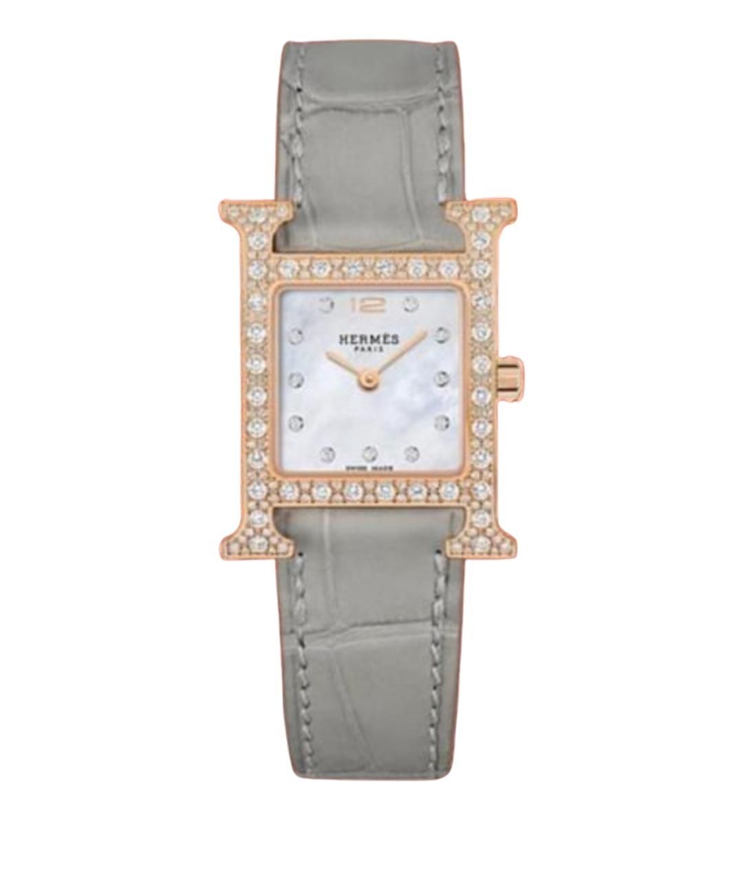 HERMES Золотые часы из розового золота, фото 2