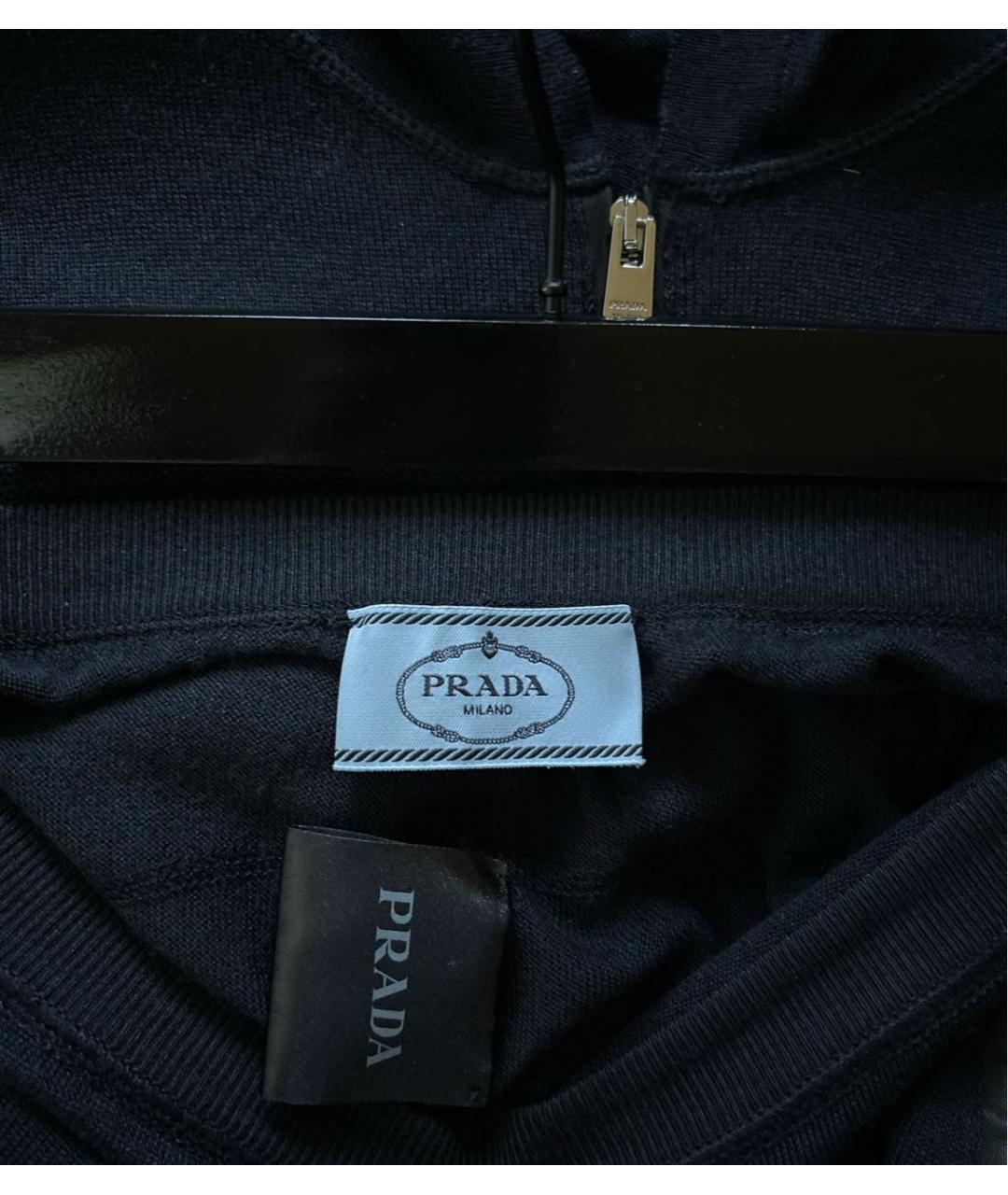 PRADA Темно-синий кашемировый костюм с брюками, фото 5
