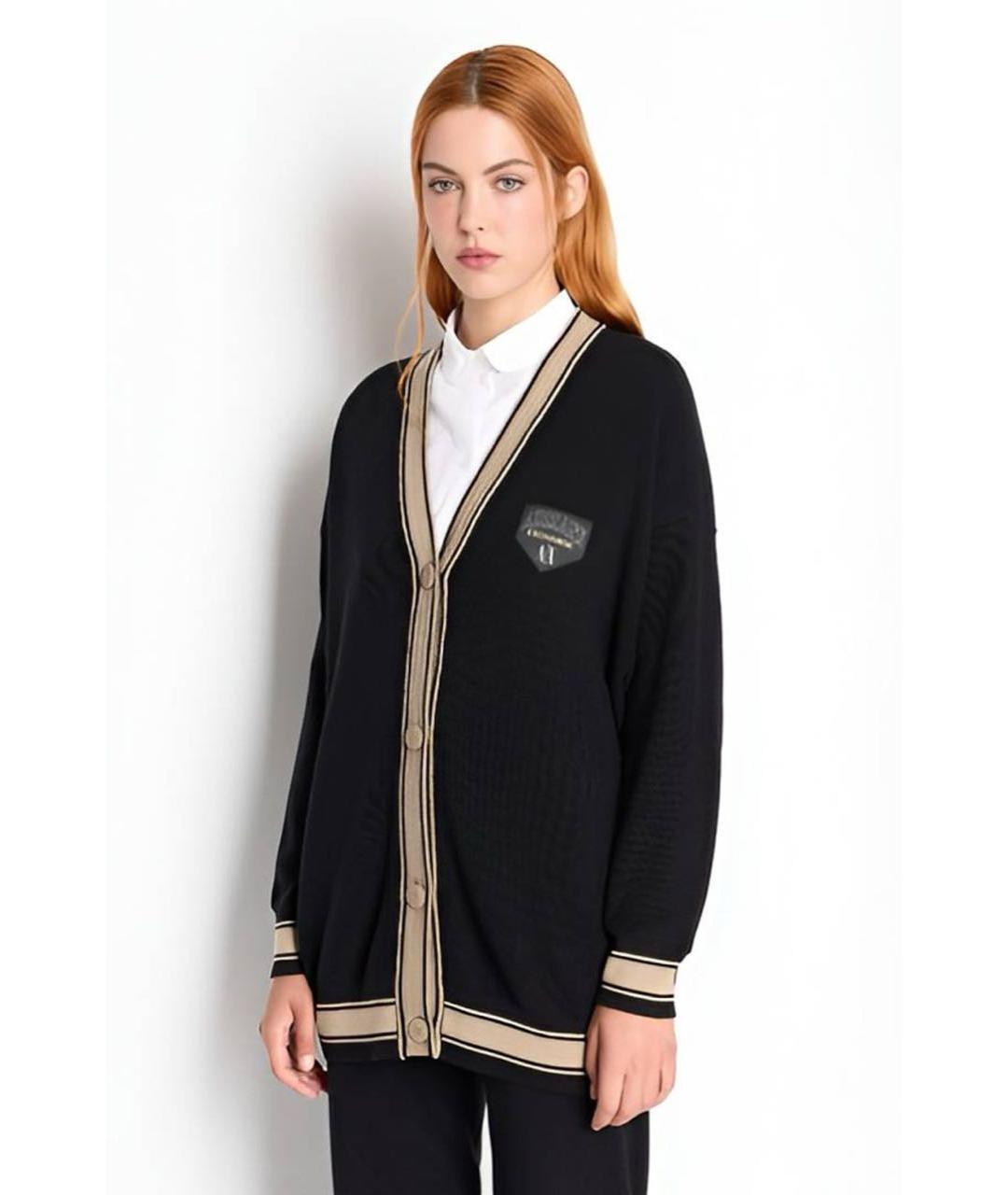 ARMANI EXCHANGE Черный кардиган, фото 4