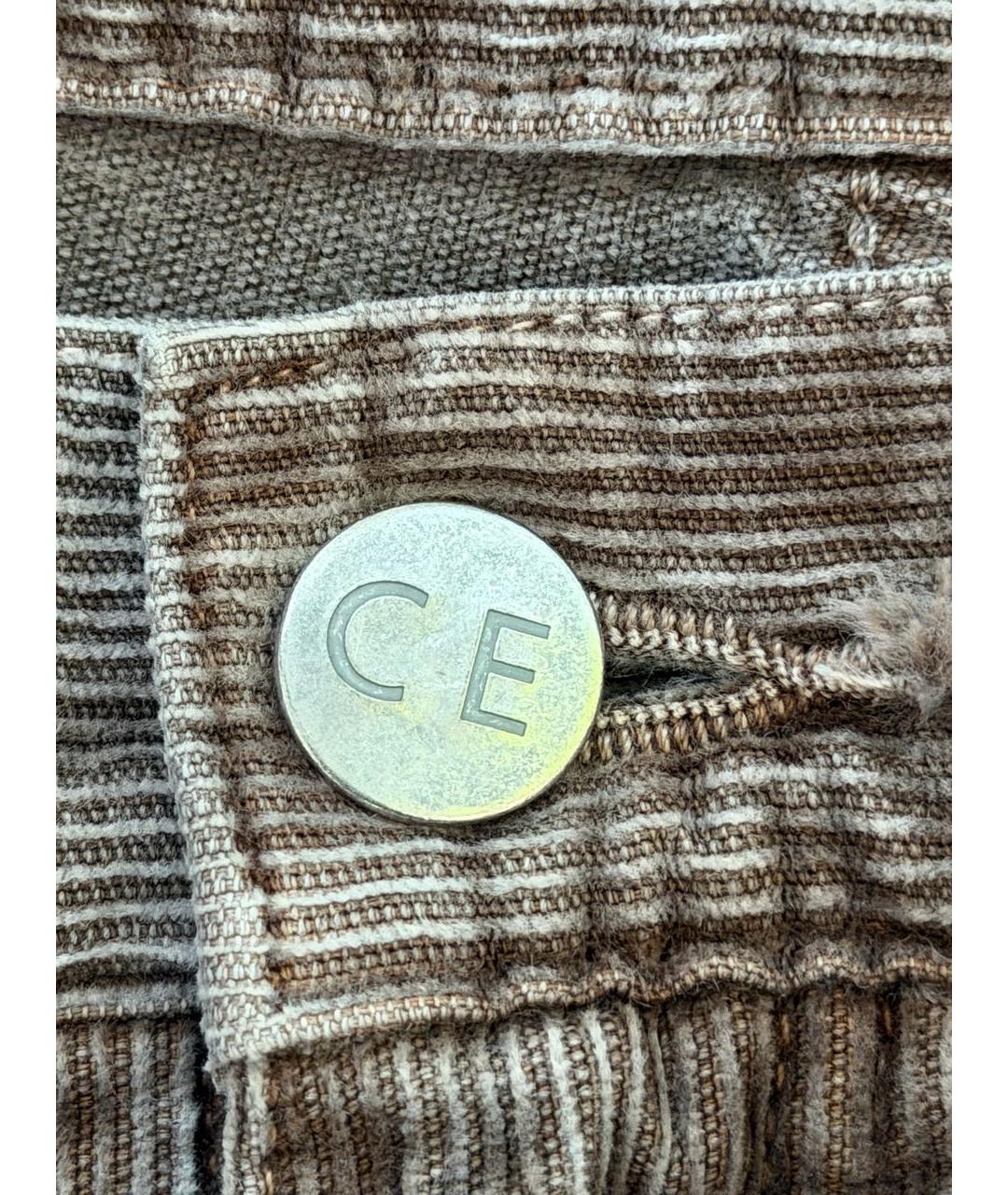 CAV EMPT Коричневые хлопковые повседневные брюки, фото 7