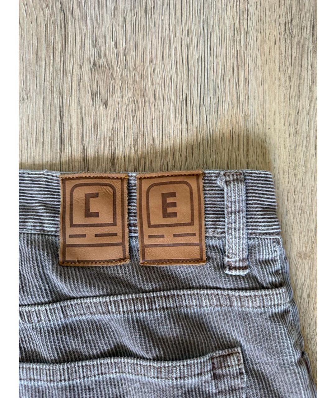 CAV EMPT Коричневые хлопковые повседневные брюки, фото 5