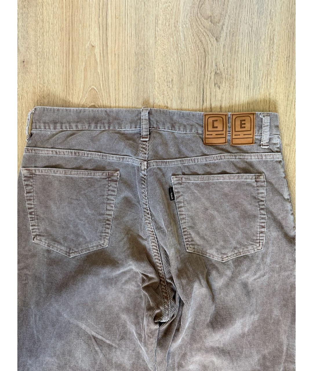CAV EMPT Коричневые хлопковые повседневные брюки, фото 4