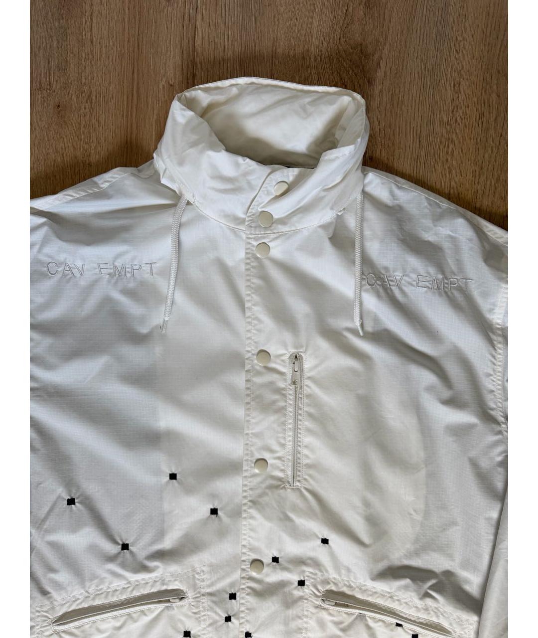 CAV EMPT Белая полиэстеровая куртка, фото 4