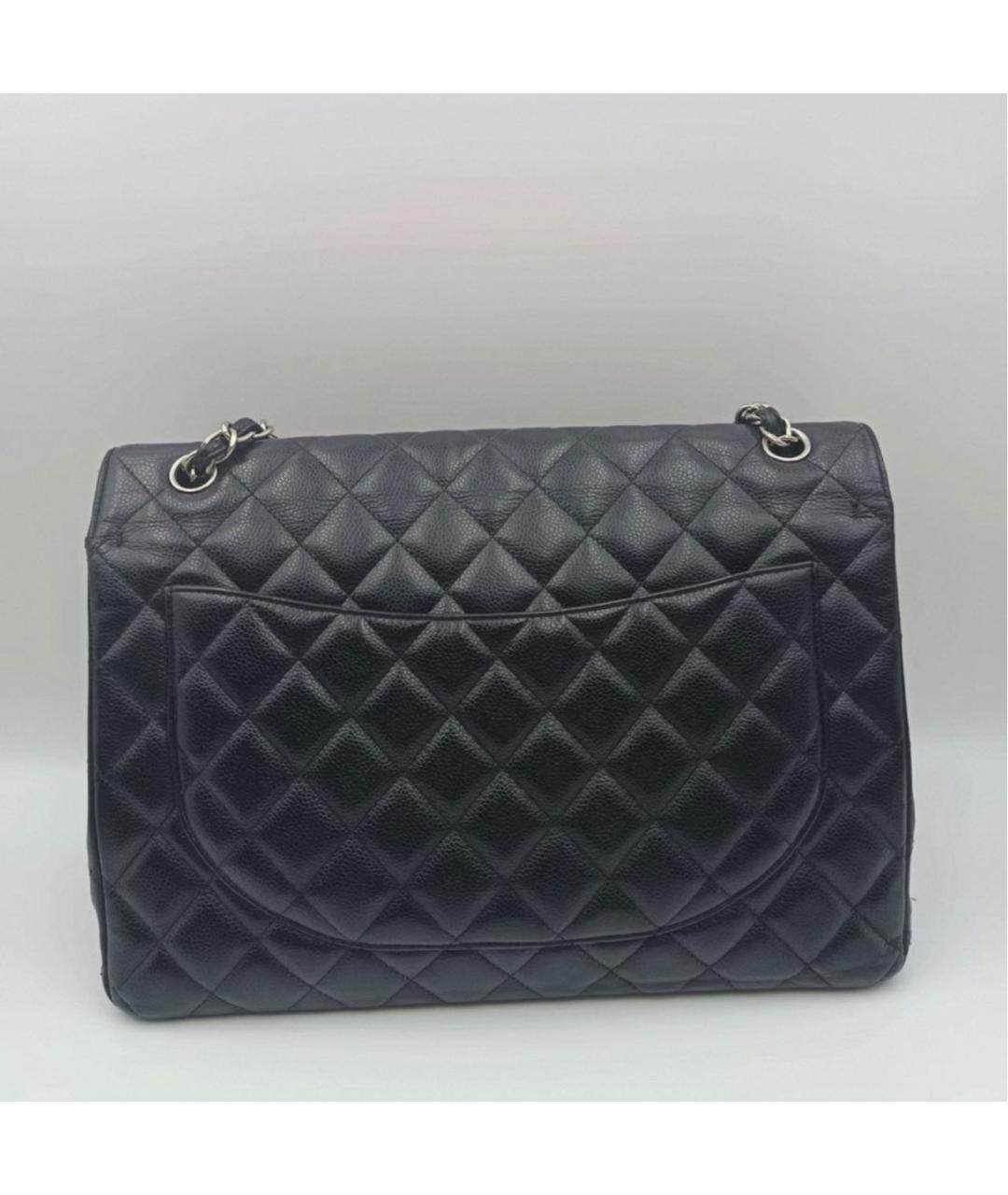CHANEL Черная кожаная сумка через плечо, фото 4