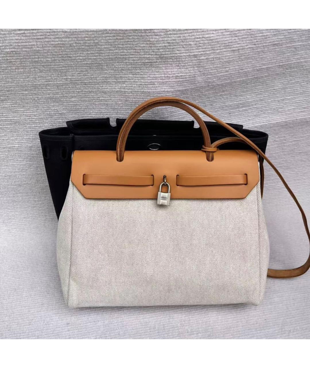 HERMES Коричневая кожаная сумка через плечо, фото 2