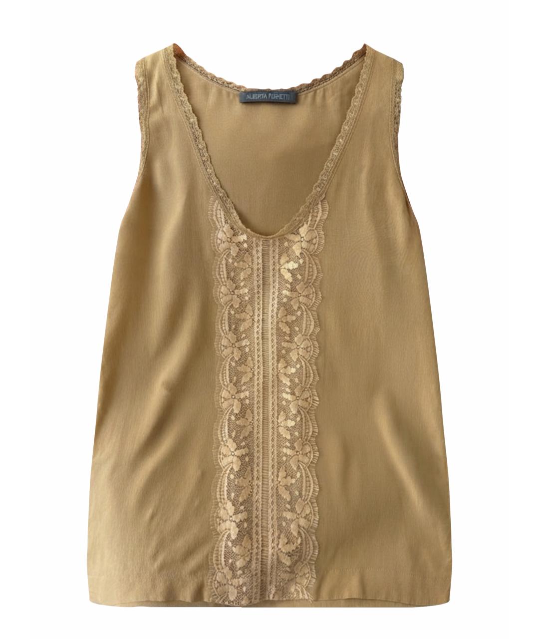 ALBERTA FERRETTI Шелковая майка, фото 1
