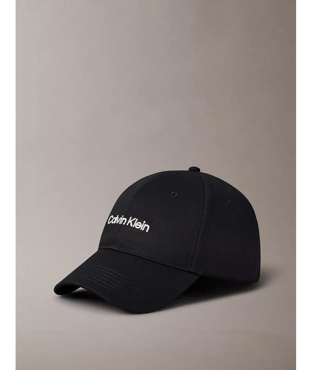 CALVIN KLEIN Черная хлопковая кепка/бейсболка, фото 7