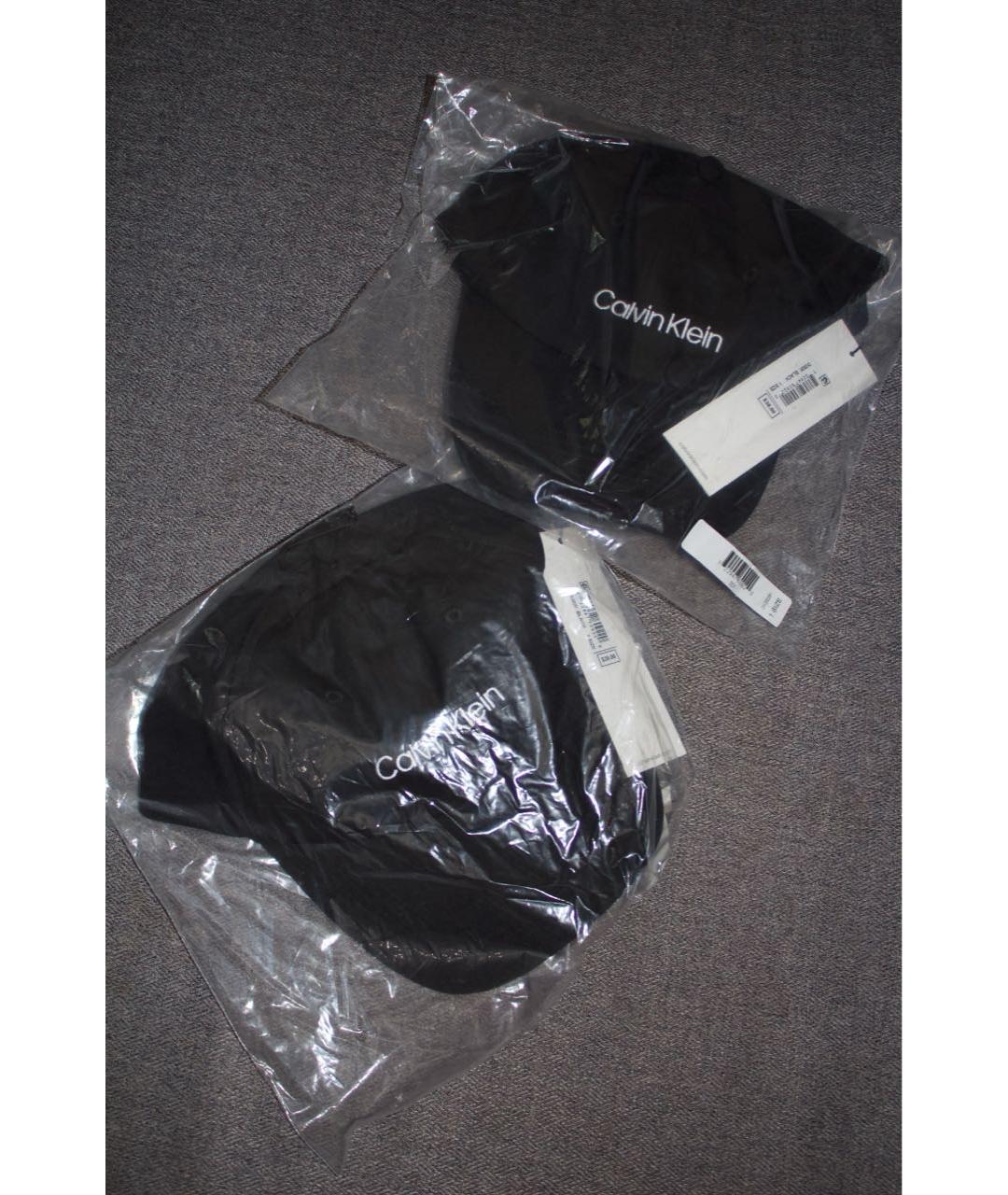 CALVIN KLEIN Черная хлопковая кепка/бейсболка, фото 6