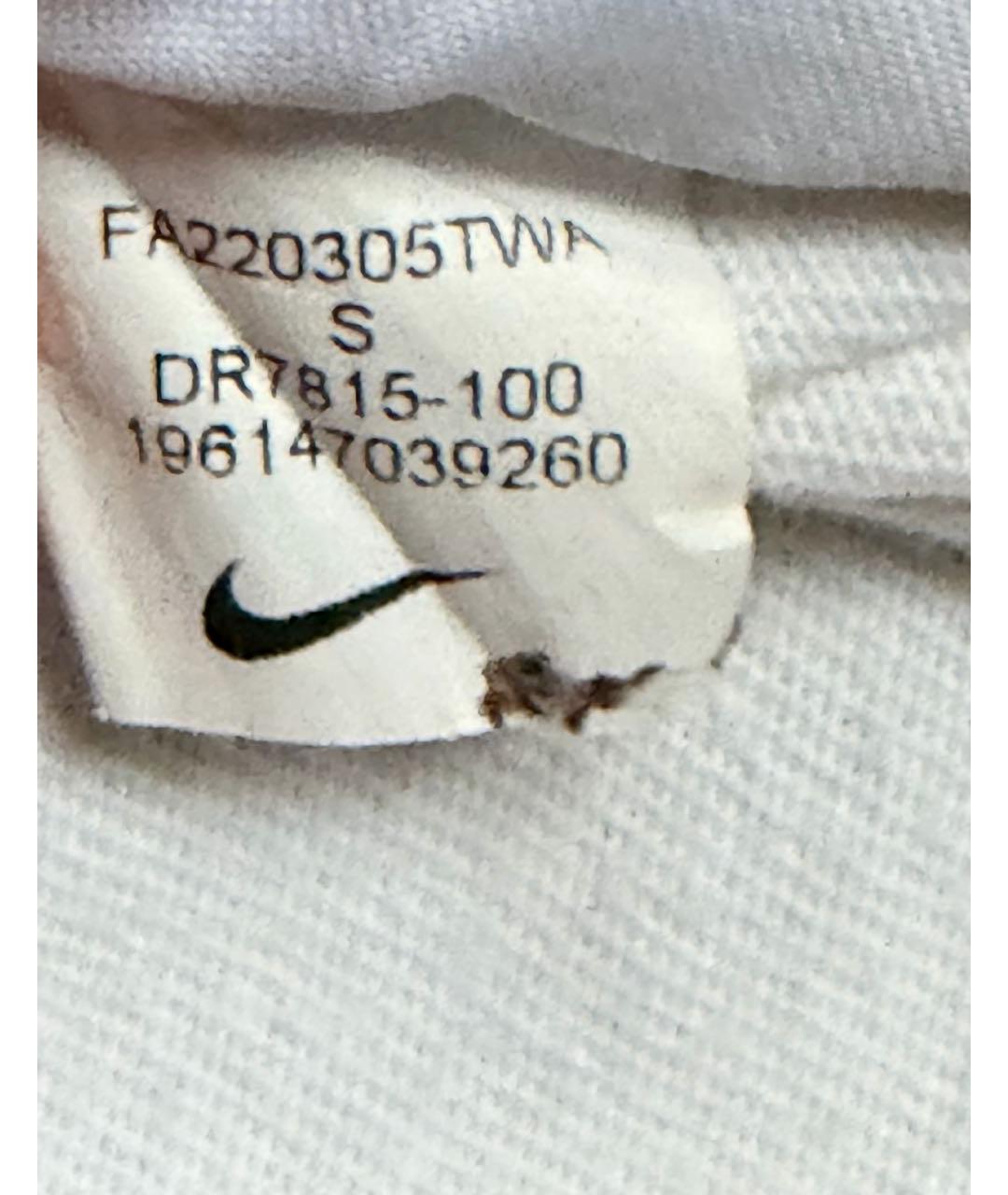 NIKE Белая хлопковая футболка, фото 6