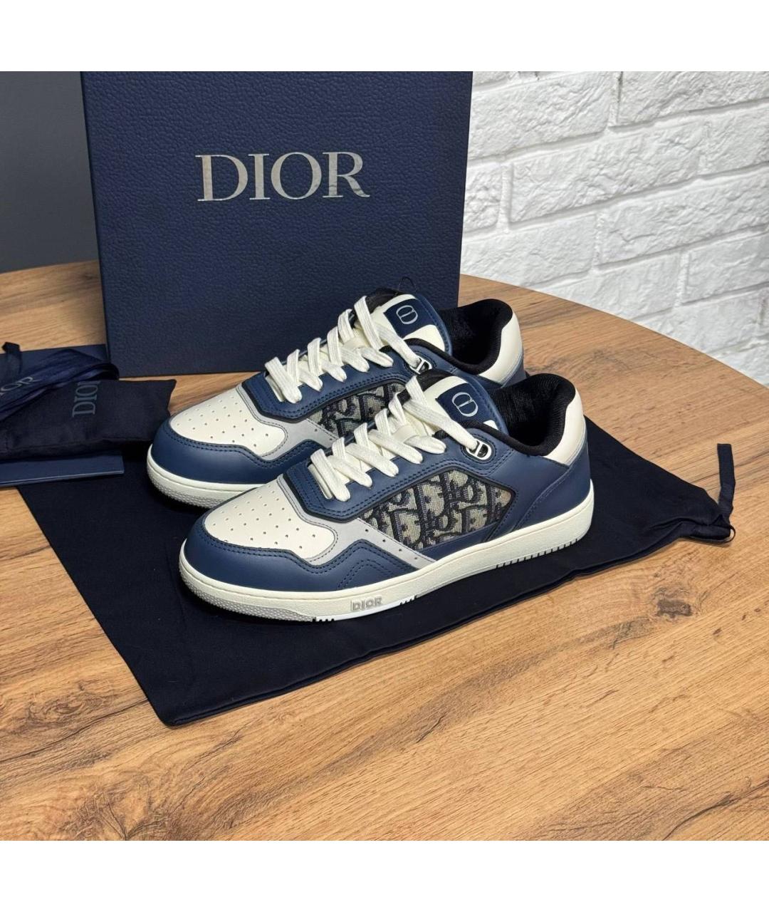 CHRISTIAN DIOR Синие кеды, фото 2
