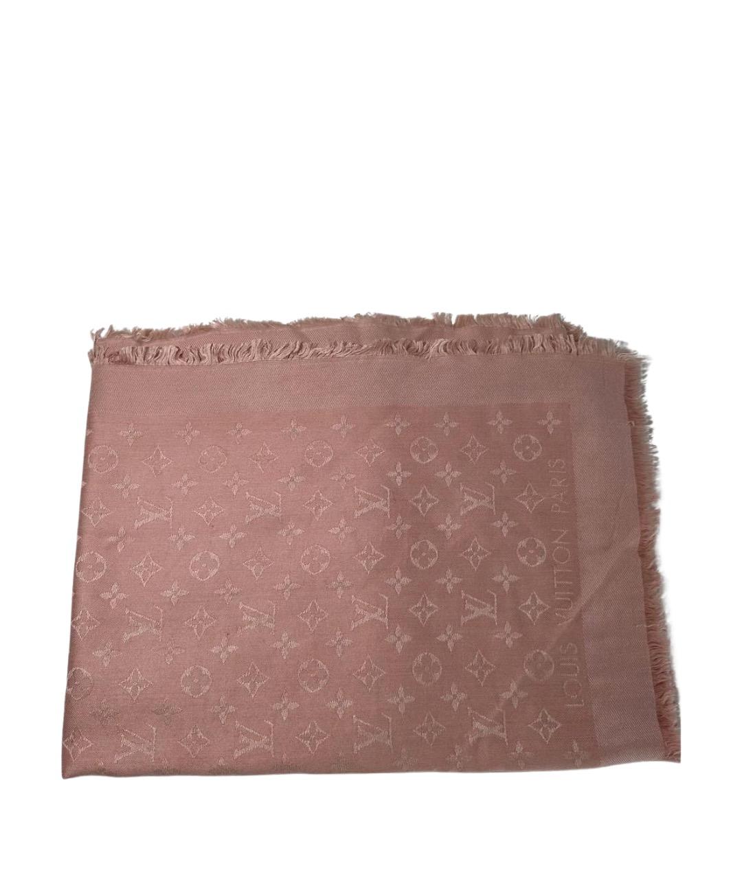 LOUIS VUITTON Розовый платок, фото 1