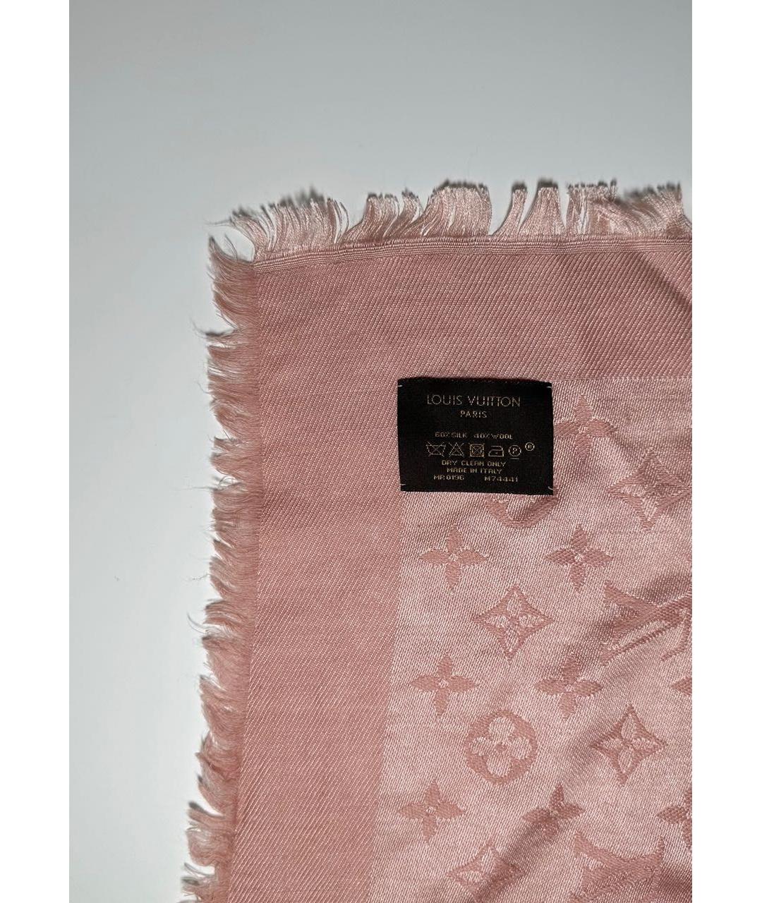 LOUIS VUITTON Розовый платок, фото 3