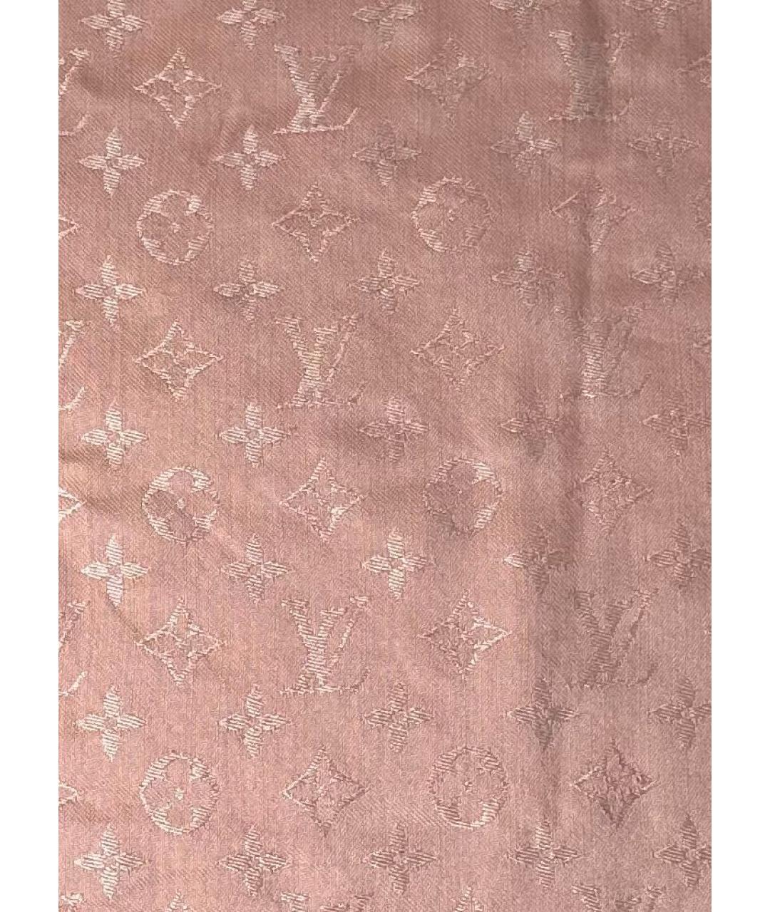 LOUIS VUITTON Розовый платок, фото 2