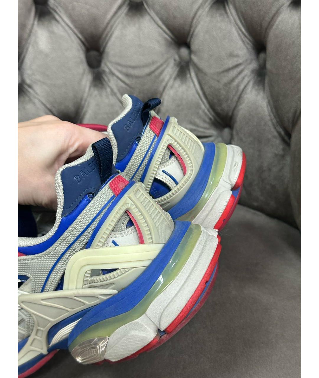 BALENCIAGA Синие синтетические кроссовки, фото 4