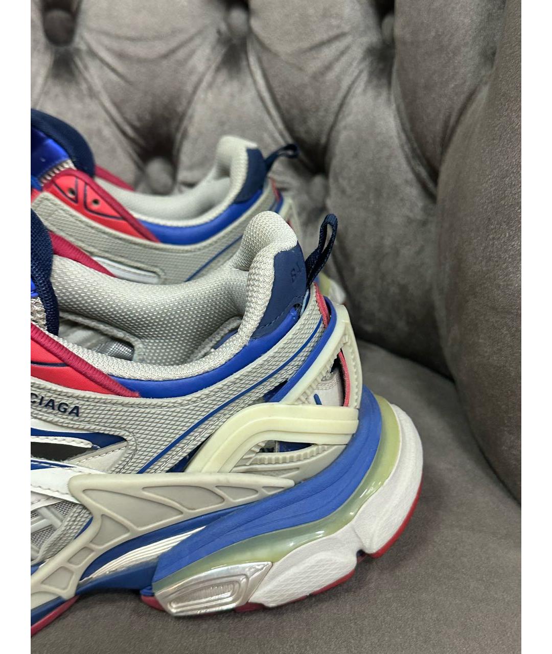 BALENCIAGA Синие синтетические кроссовки, фото 3