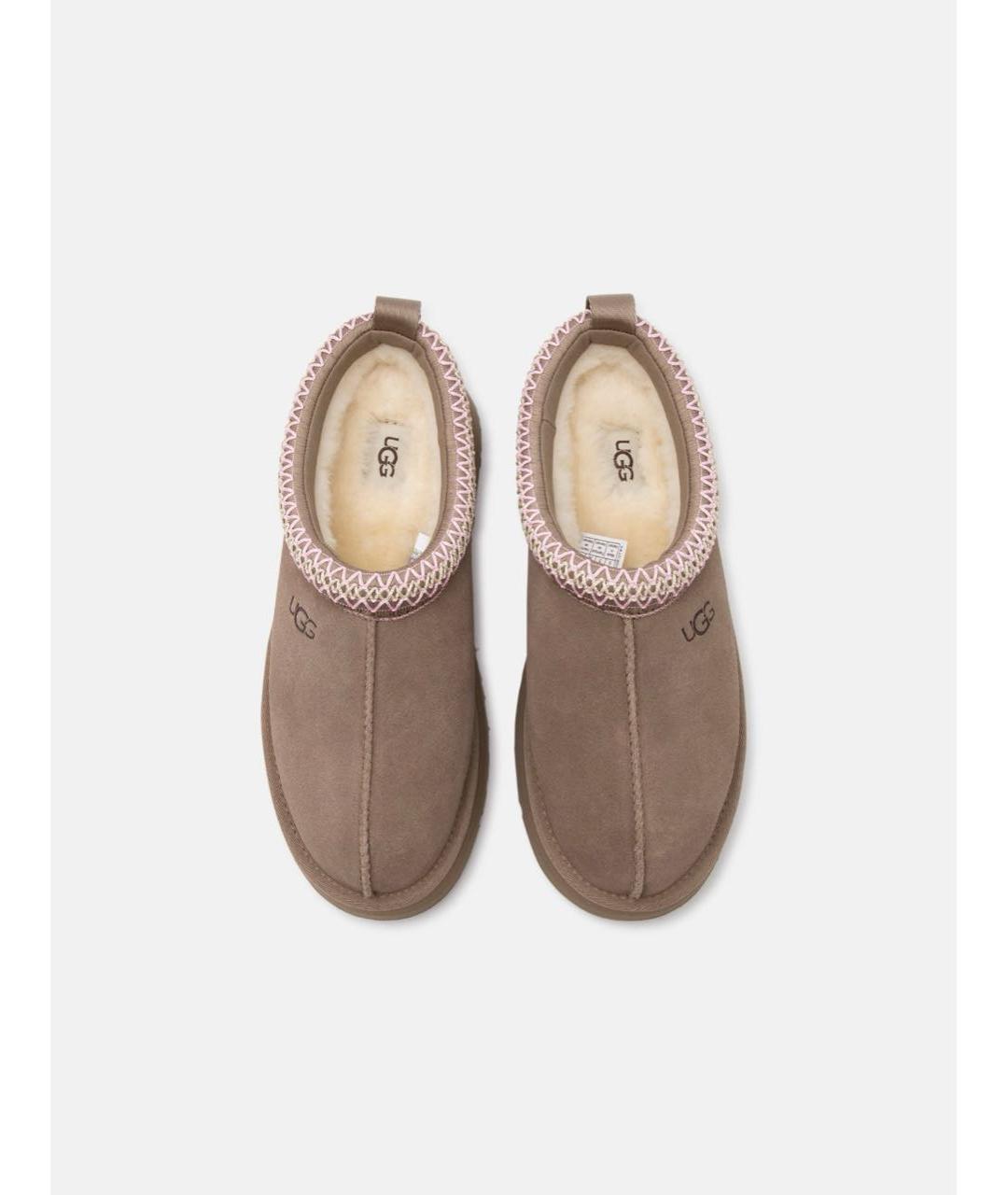 UGG Коричневые замшевые сабо, фото 2