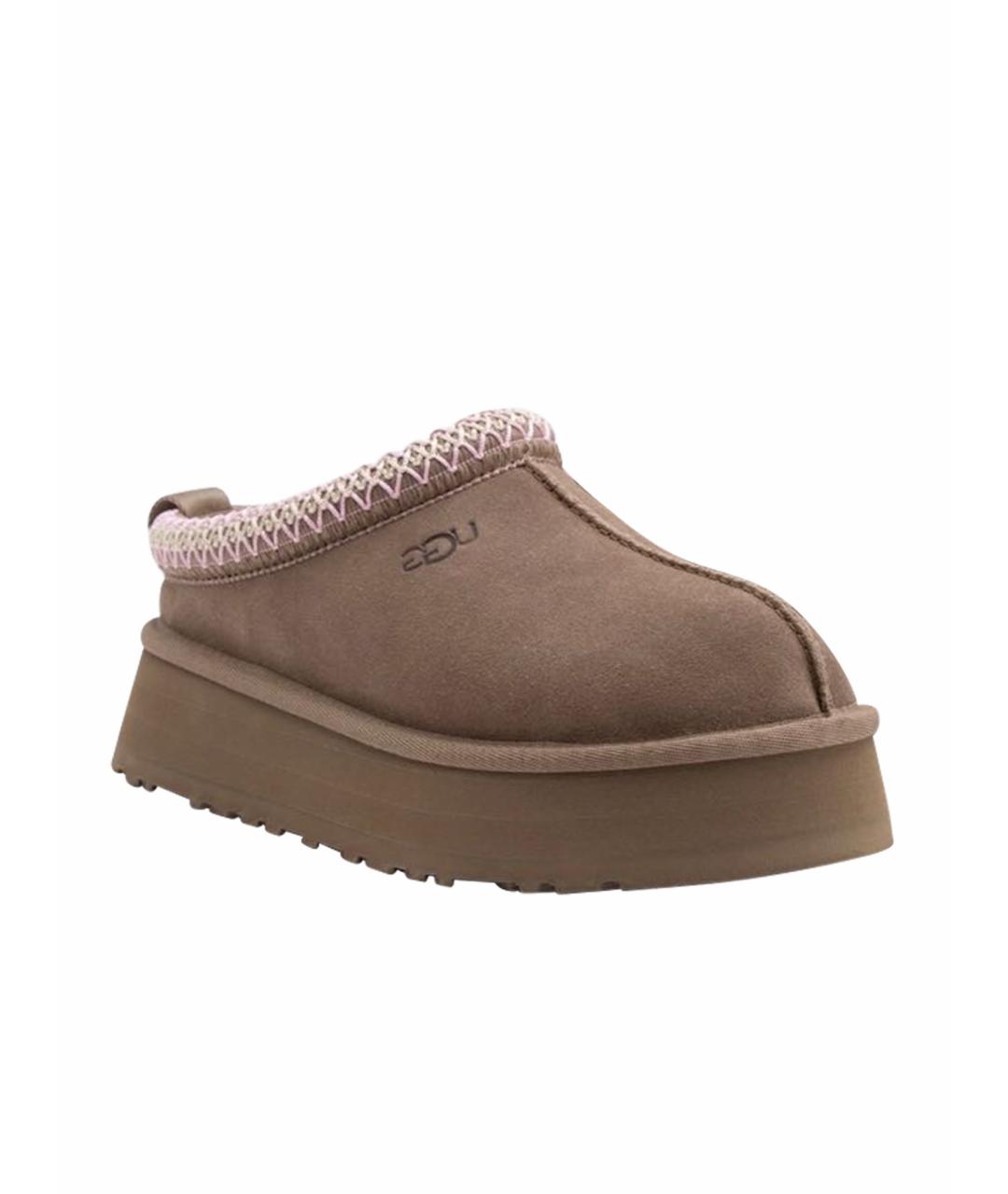 UGG Коричневые замшевые сабо, фото 1