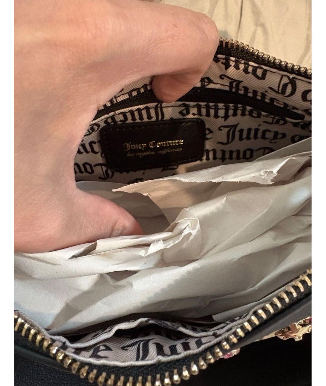 JUICY COUTURE Черная сумка через плечо, фото 4