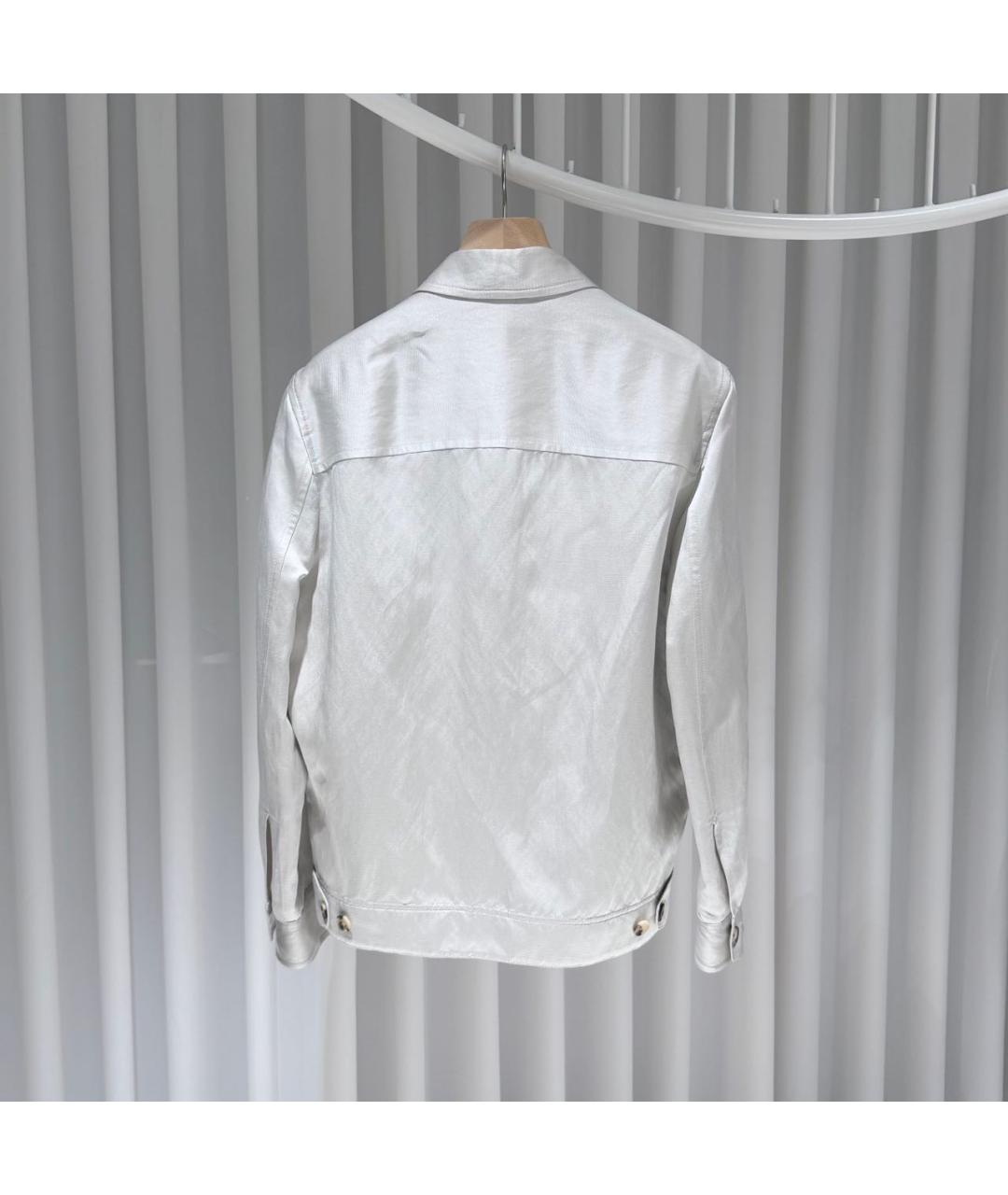 BRIONI Белая хлопковая куртка, фото 2