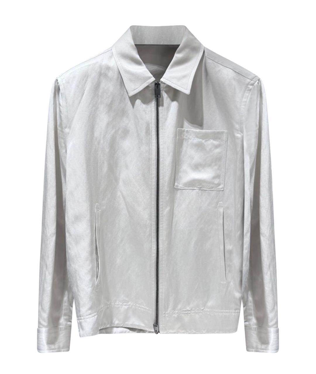 BRIONI Белая хлопковая куртка, фото 1