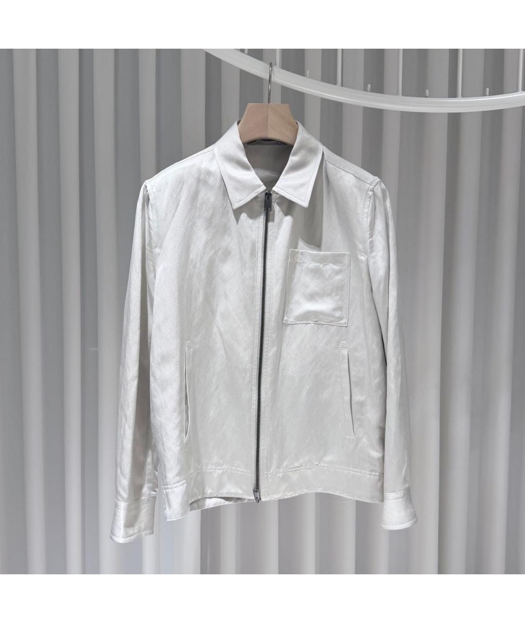 BRIONI Белая хлопковая куртка, фото 6