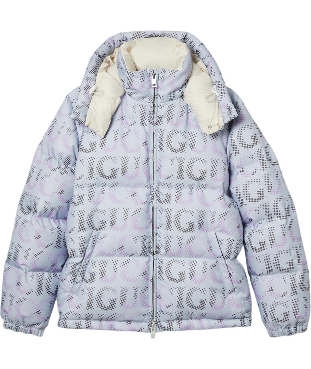 GUCCI Синий пуховик, фото 1