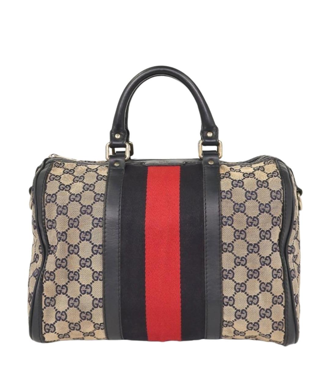 GUCCI Темно-синяя канва сумка с короткими ручками, фото 1