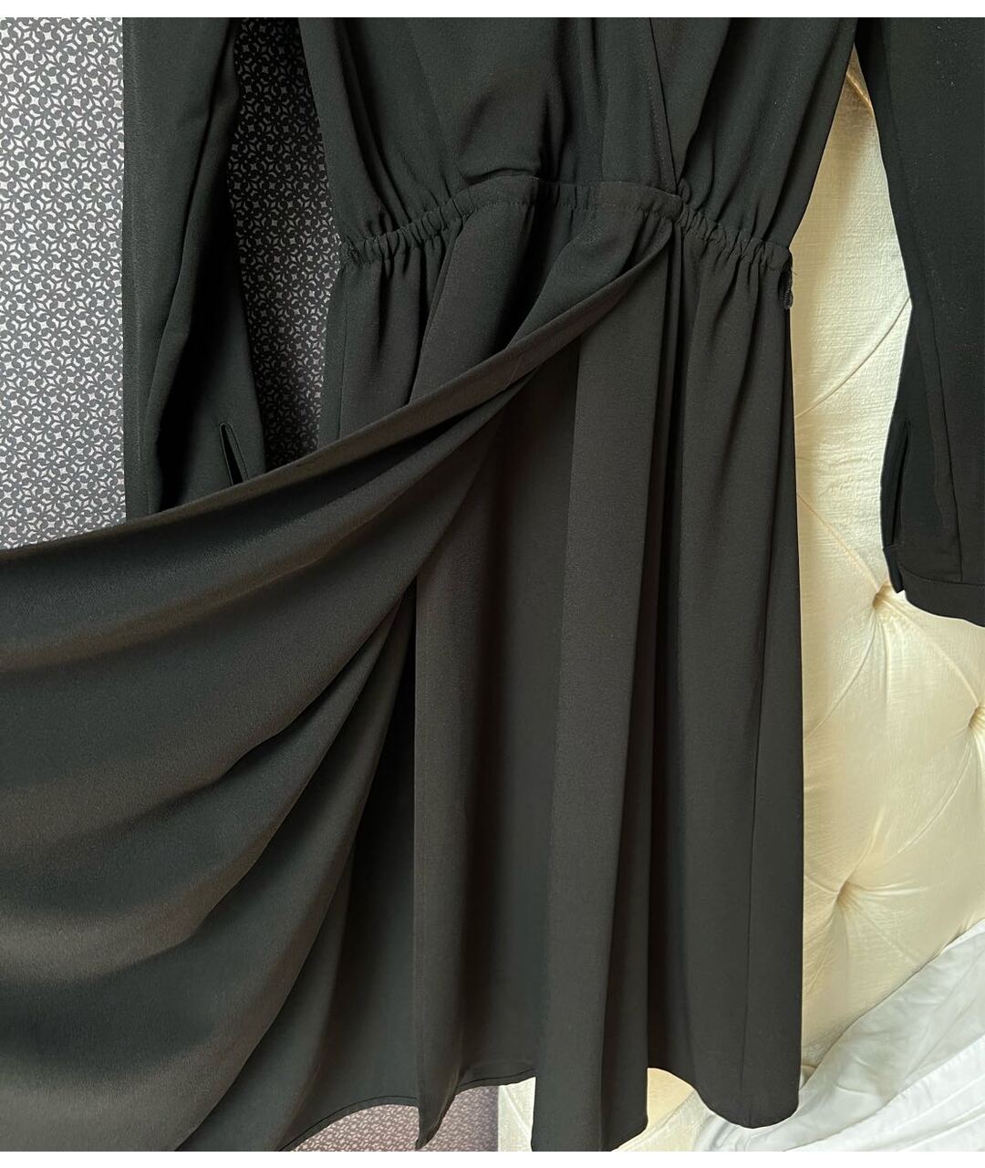 MICHAEL KORS Черное полиэстеровое платье, фото 4