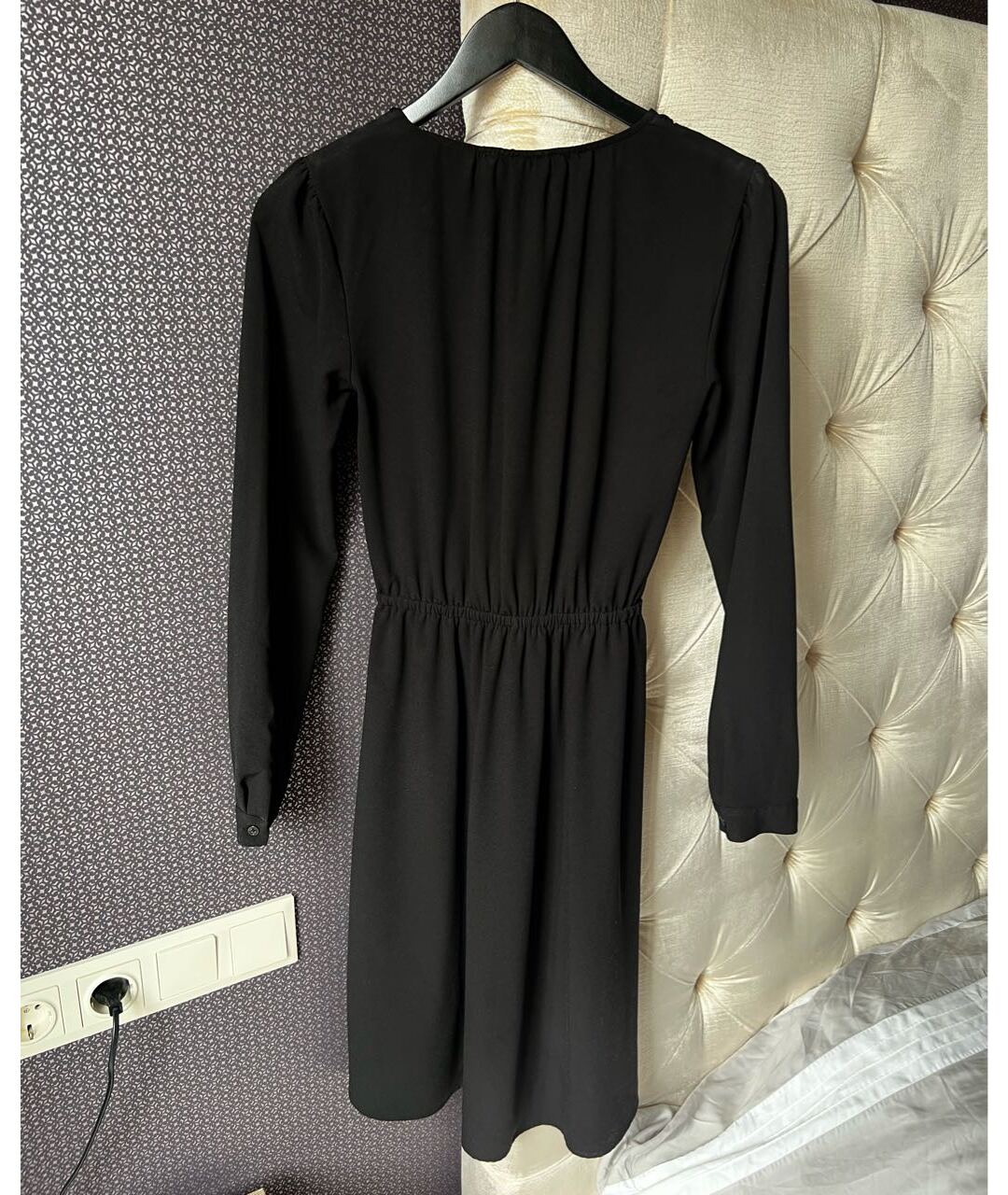 MICHAEL KORS Черное полиэстеровое платье, фото 2