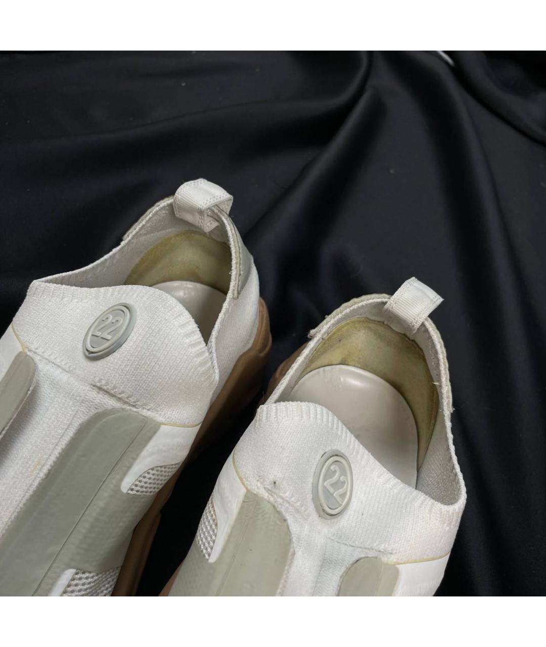MAISON MARGIELA Белые низкие кроссовки / кеды, фото 7