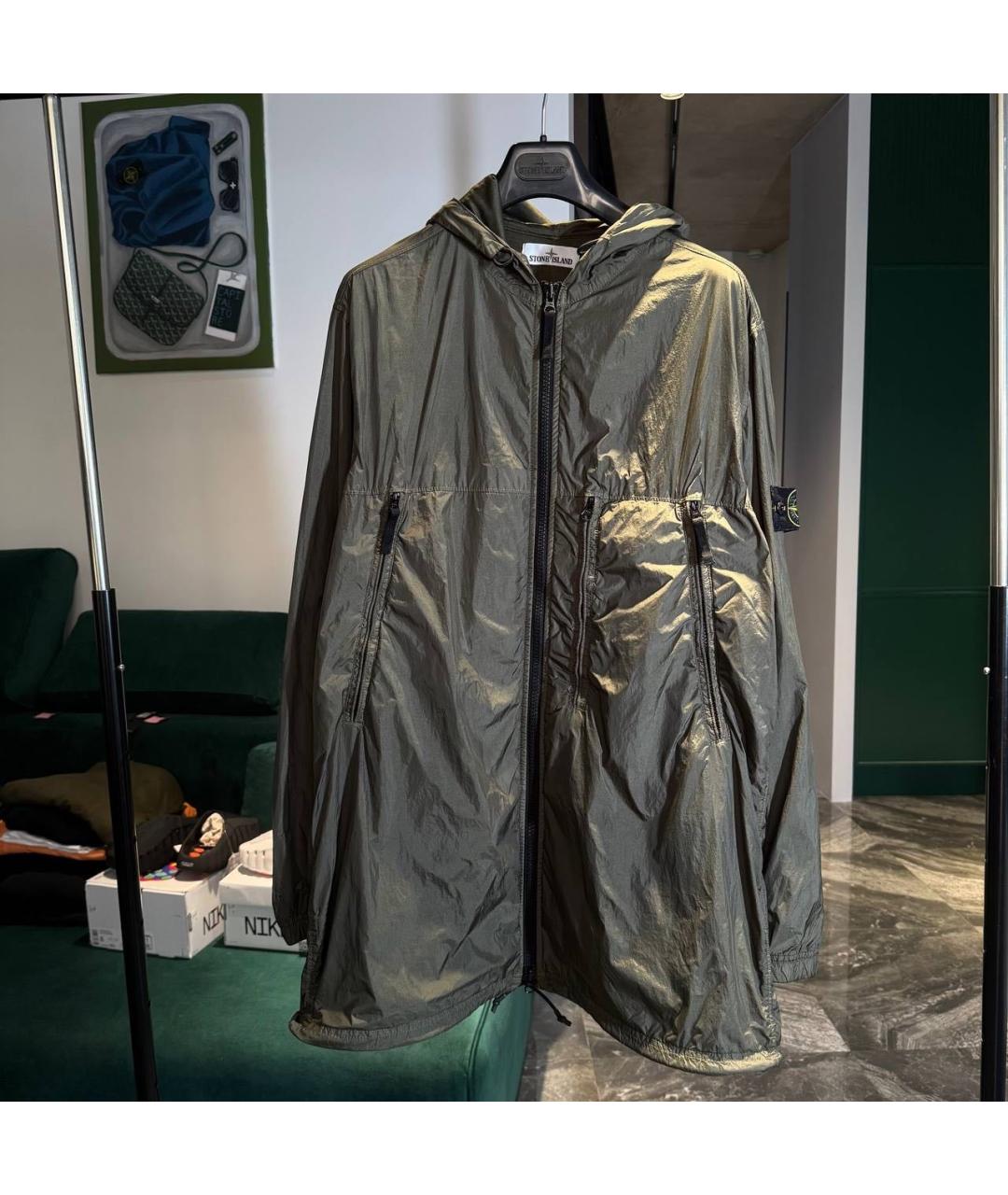 STONE ISLAND Хаки куртка, фото 5
