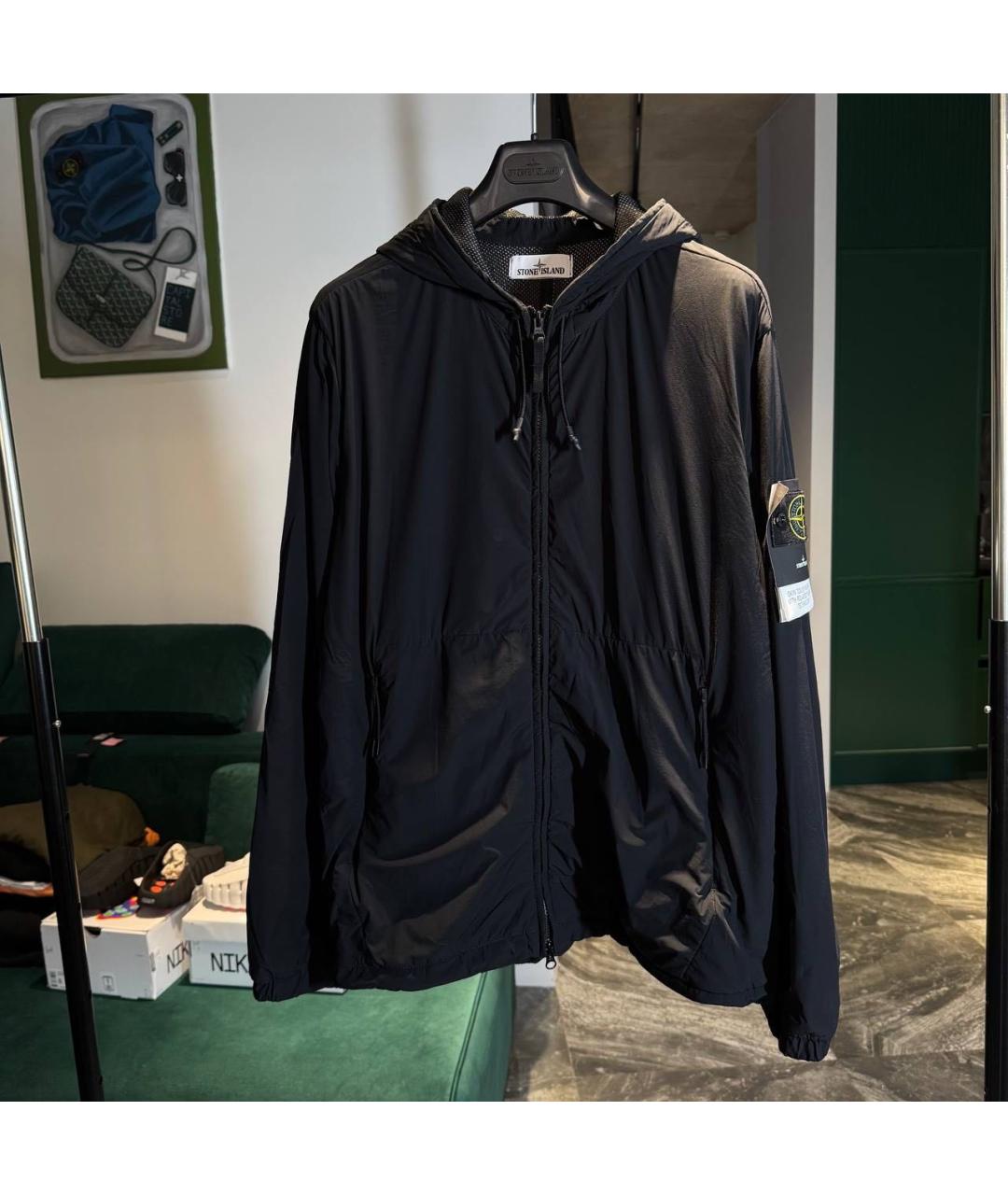 STONE ISLAND Черная куртка, фото 5