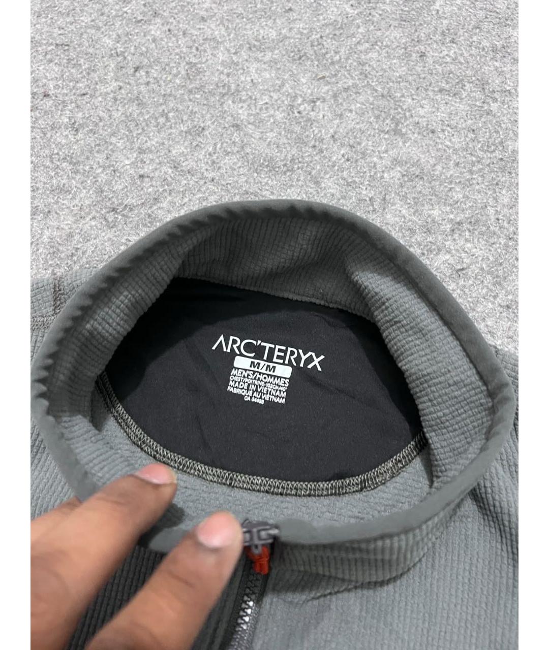 ARCTERYX Серая полиэстеровая спортивная куртка, фото 4