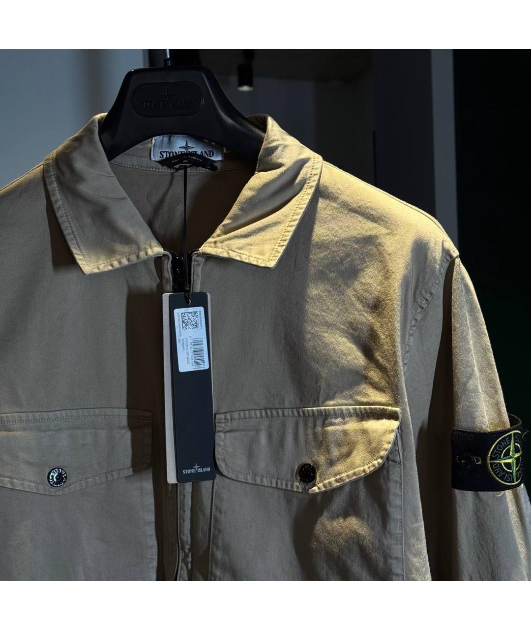 STONE ISLAND Бежевая куртка, фото 4