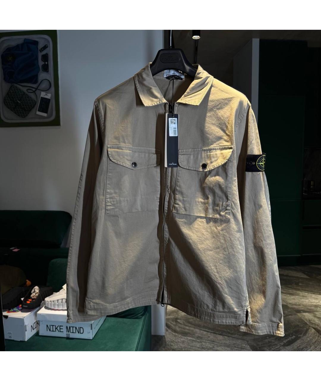 STONE ISLAND Бежевая куртка, фото 5