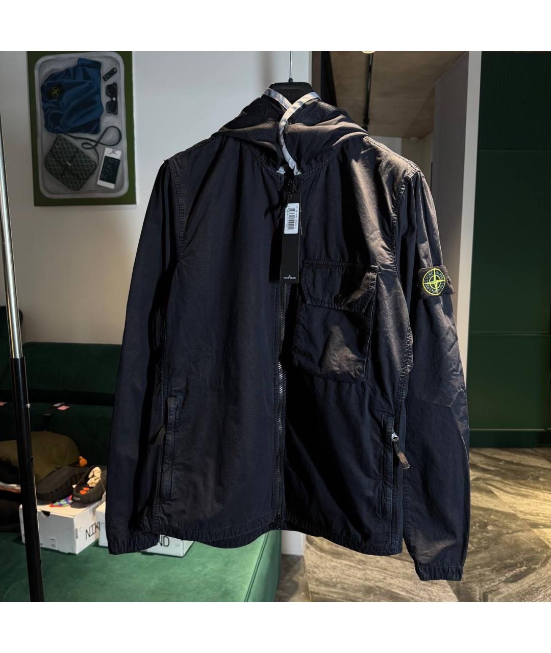 STONE ISLAND Черная куртка, фото 5