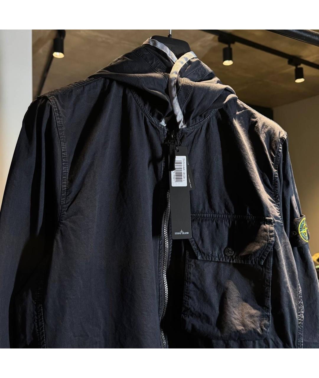STONE ISLAND Черная куртка, фото 2