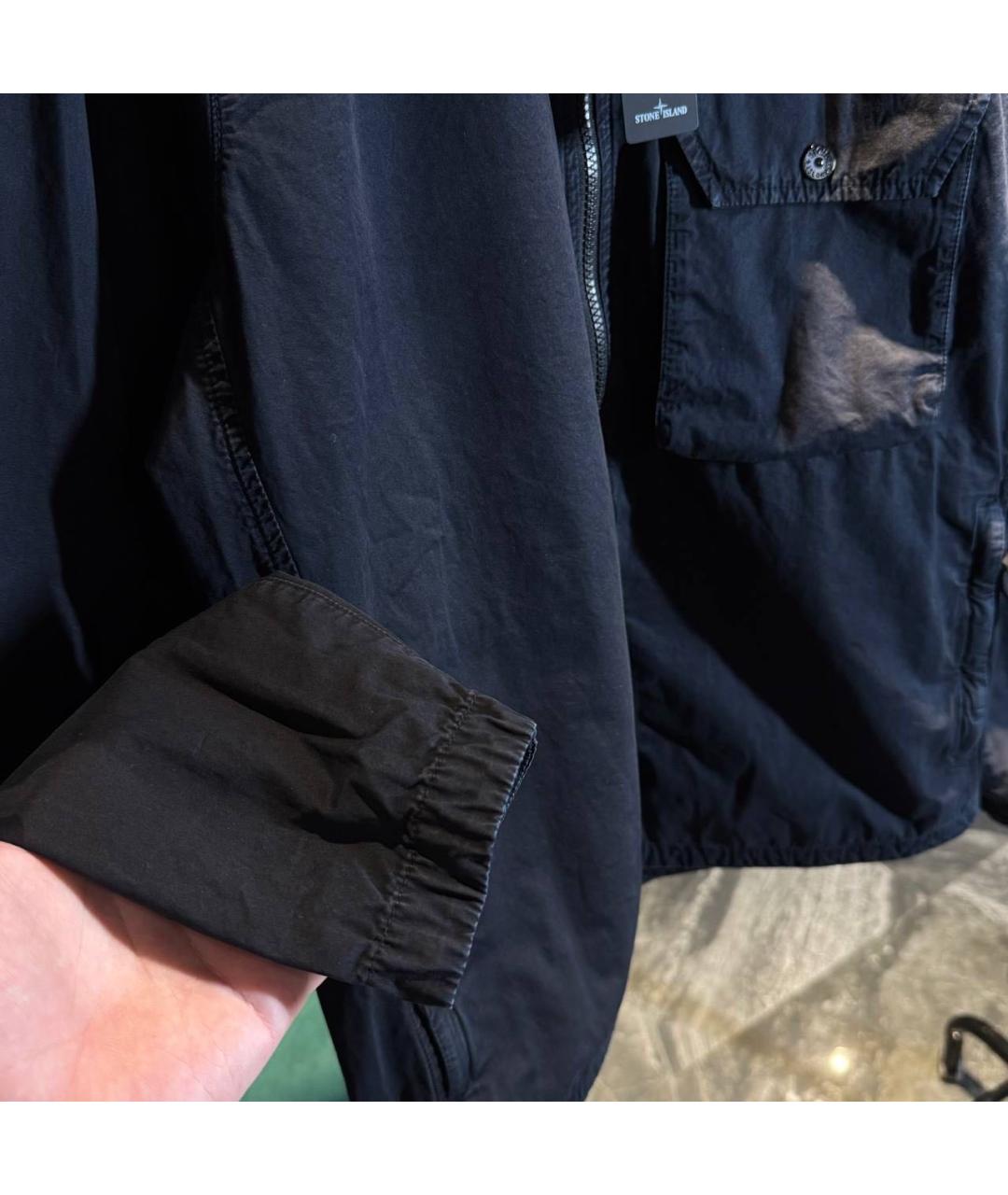 STONE ISLAND Черная куртка, фото 3