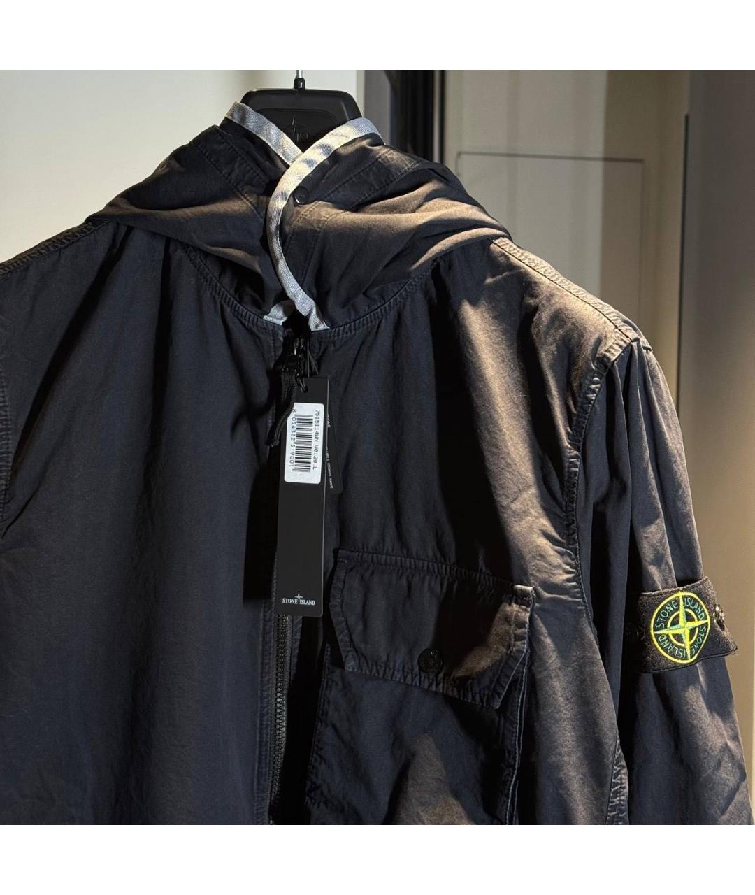 STONE ISLAND Черная куртка, фото 4