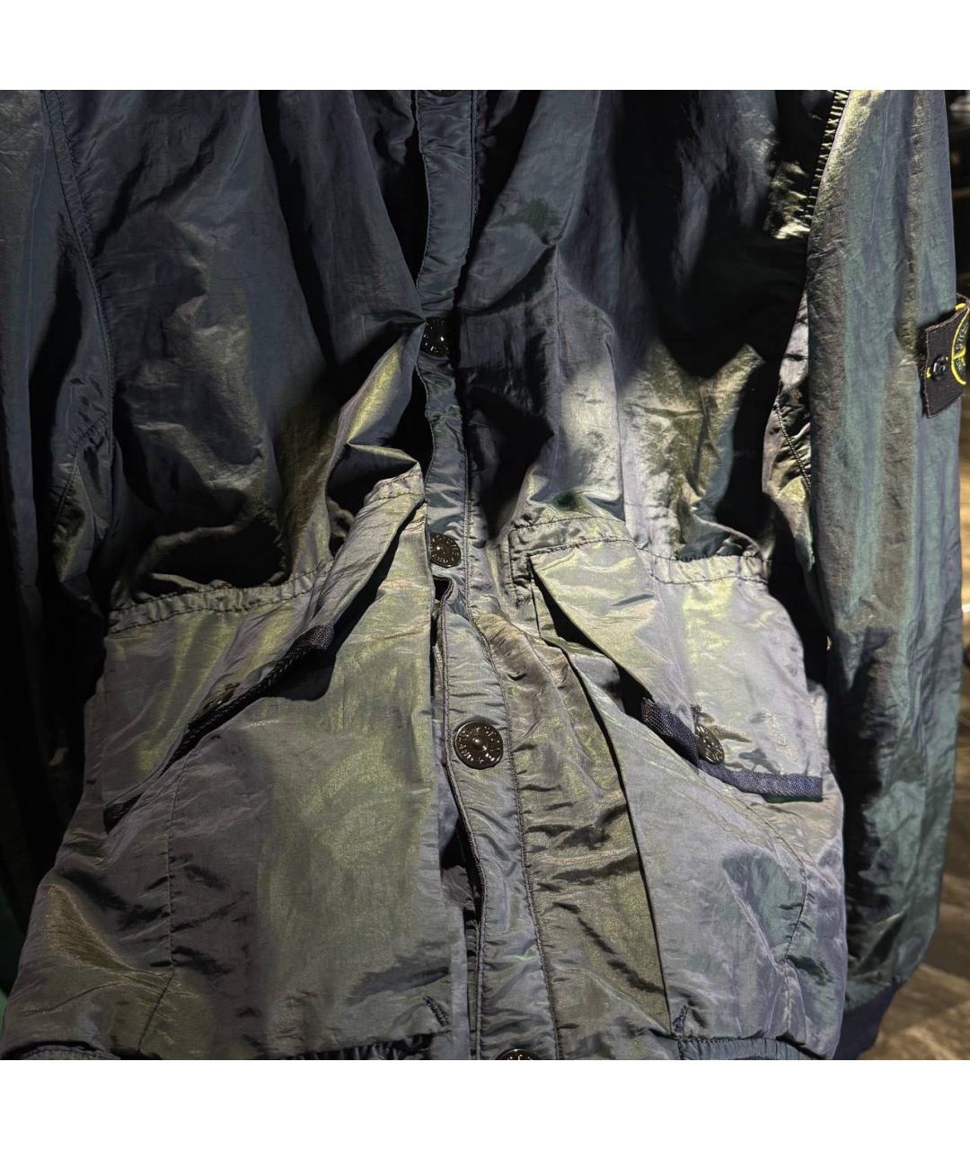STONE ISLAND Темно-синяя куртка, фото 4