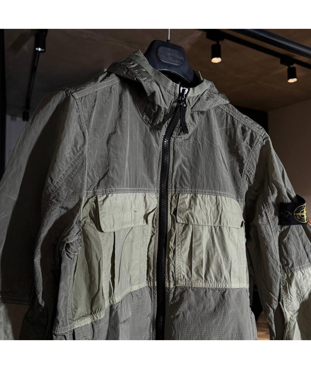 STONE ISLAND Серая куртка, фото 3