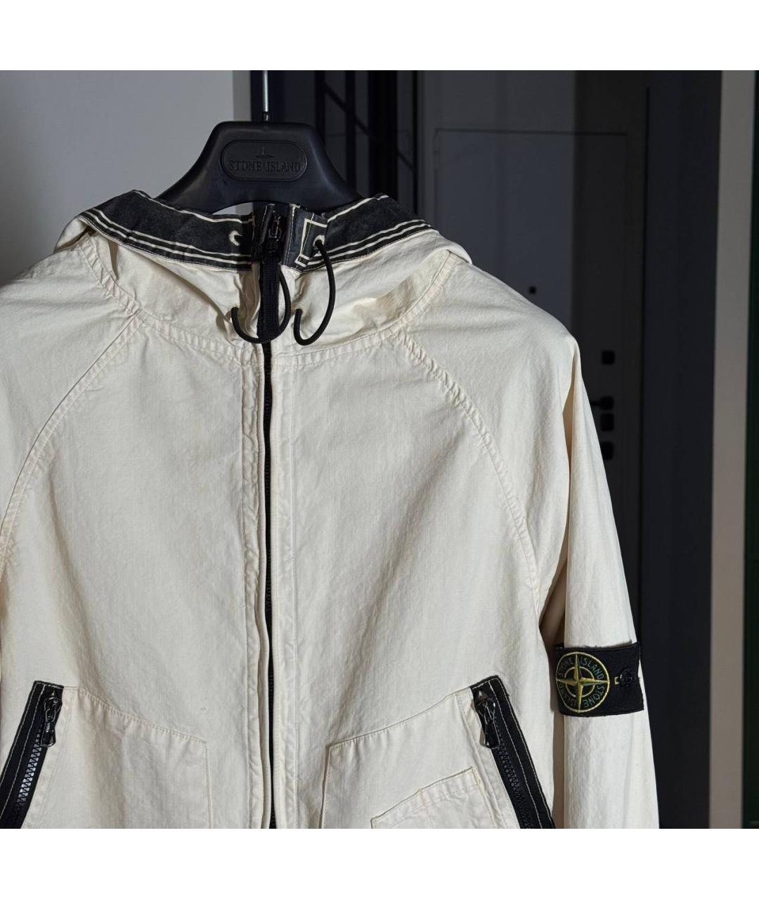 STONE ISLAND Белая куртка, фото 2