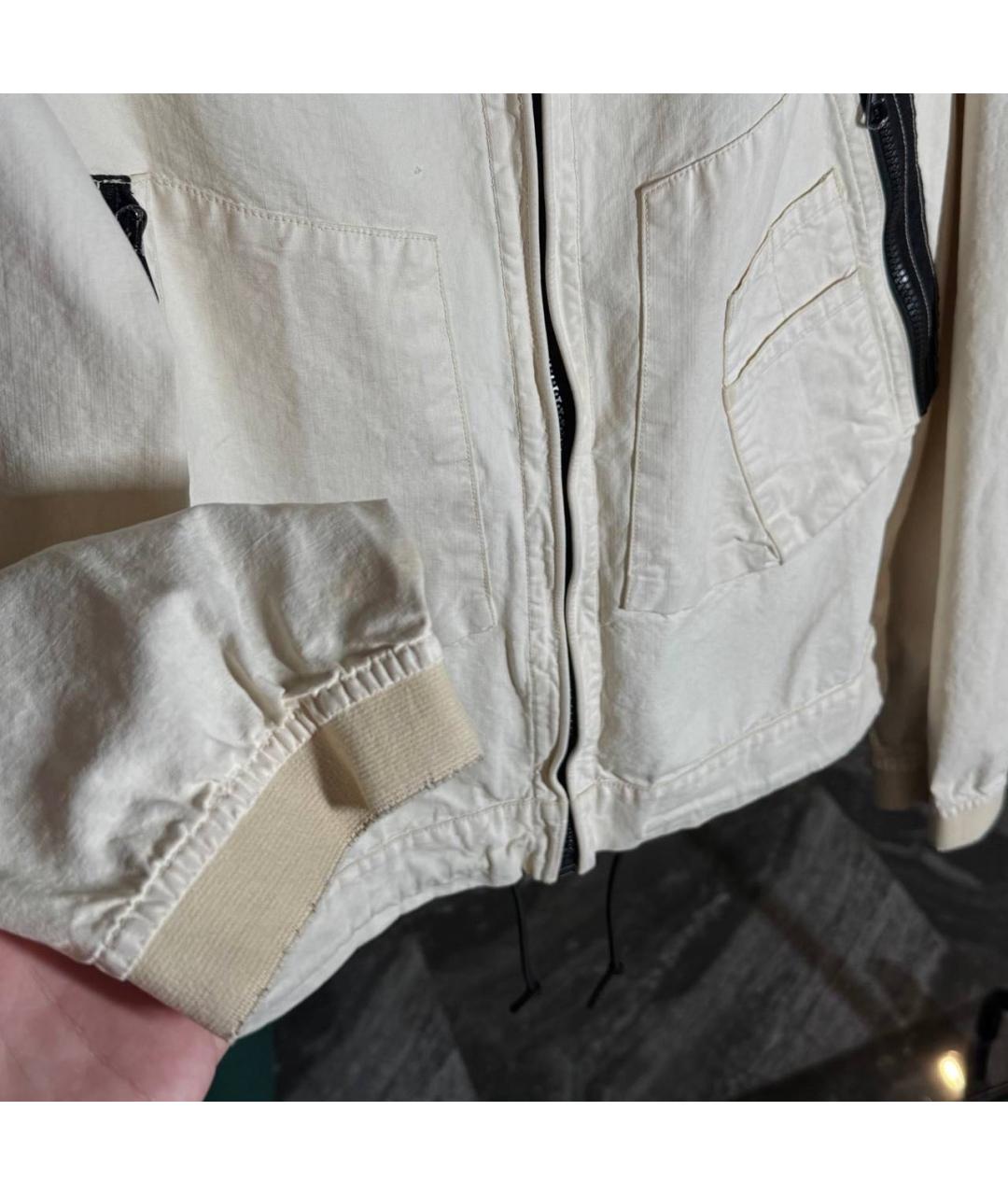 STONE ISLAND Белая куртка, фото 4