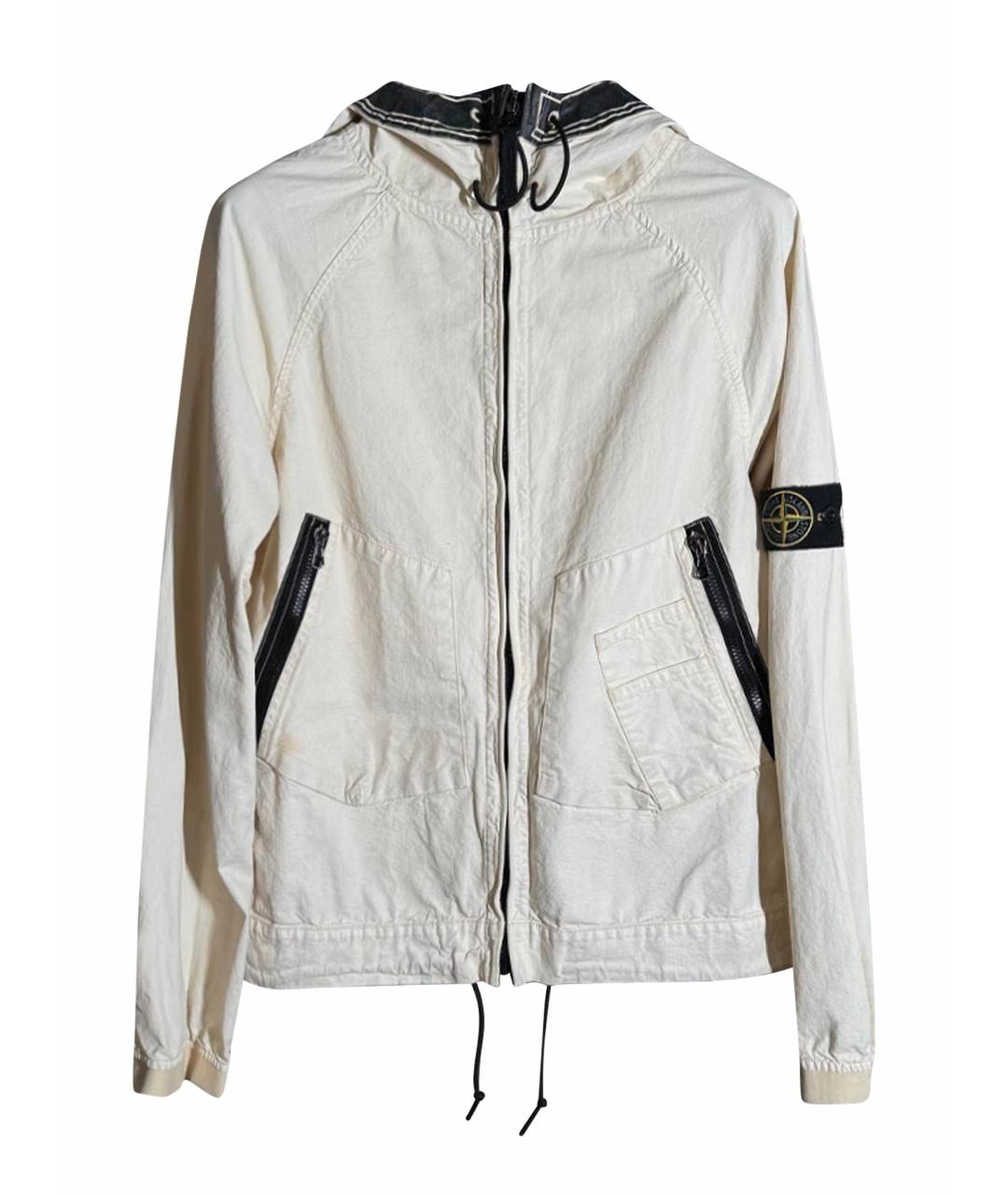 STONE ISLAND Белая куртка, фото 1