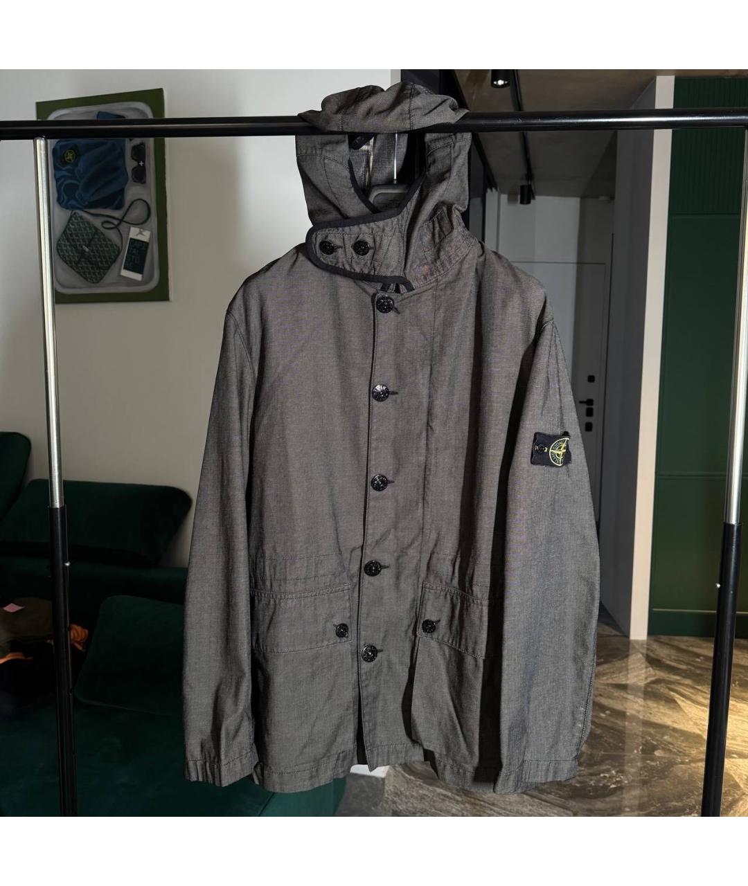 STONE ISLAND Антрацитовая куртка, фото 5